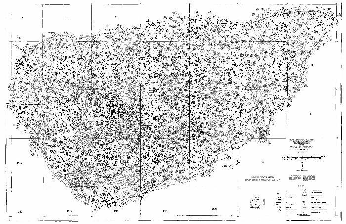 Map of the site of Mayapan