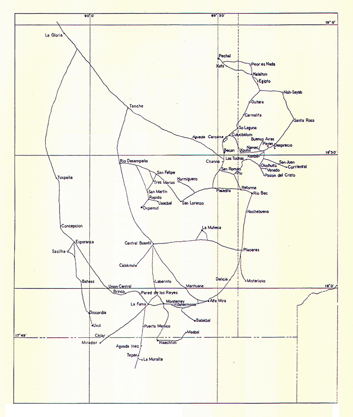 Carnegie Institution of Washington, D.C. (1943) Map of the Area Examined Partial